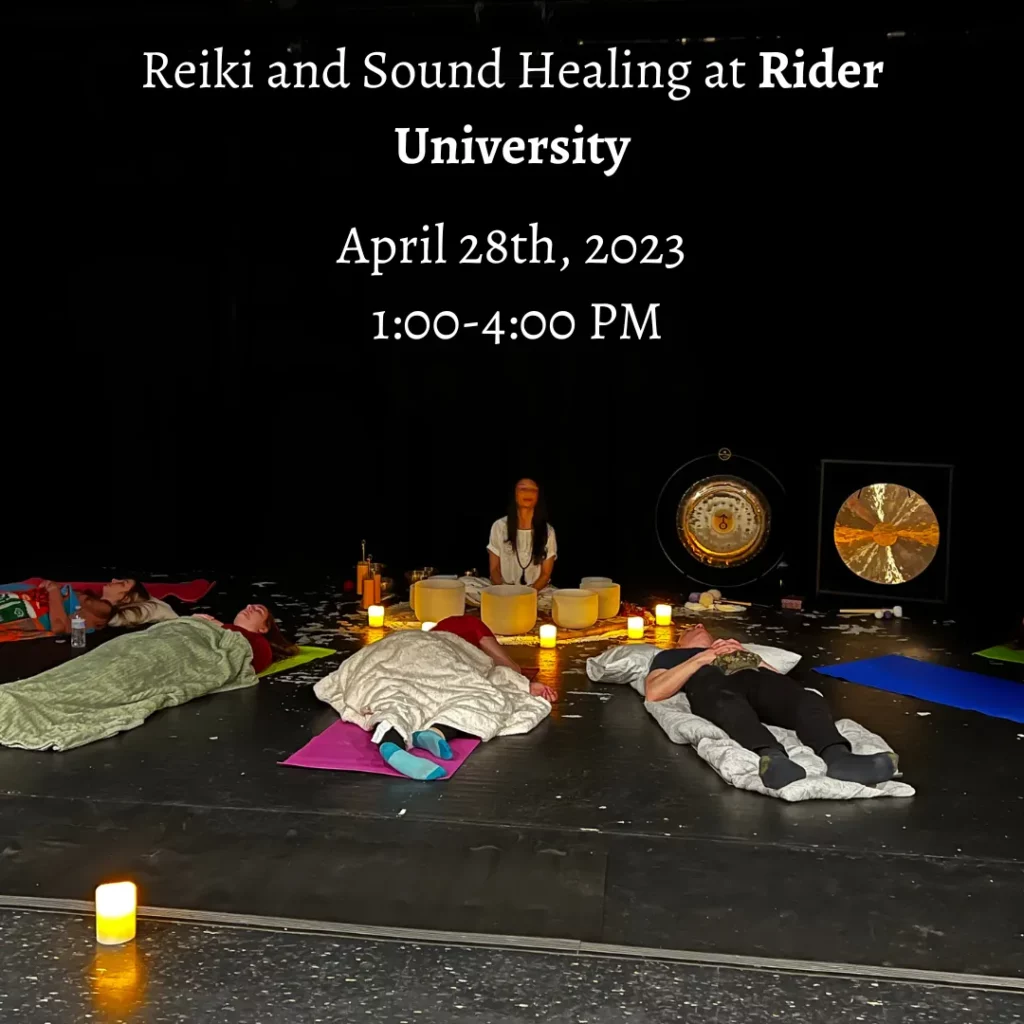 Reiki and Sound Healing at Rider University